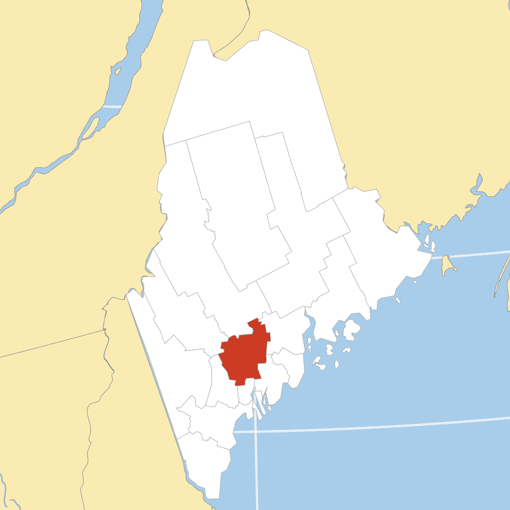 kennebec county map