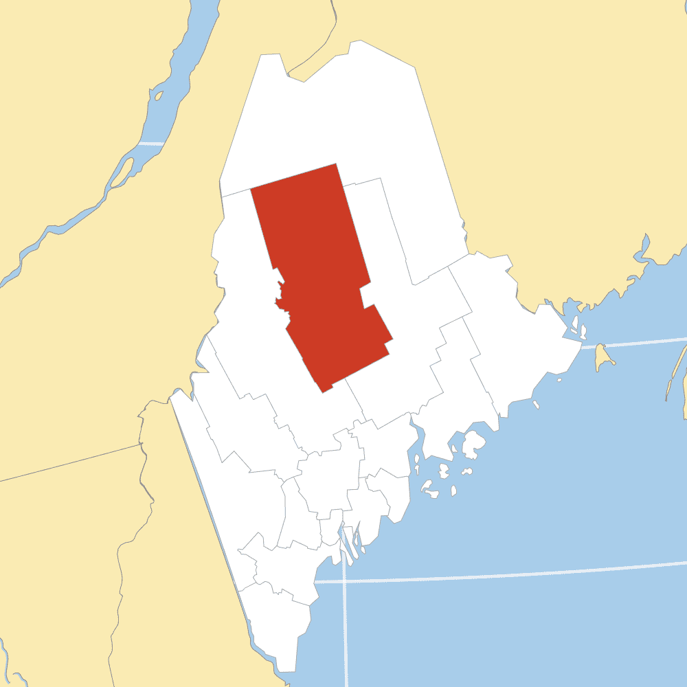piscataquis county map